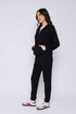 Everly-Luxe Fleece 1/2 Zip Mock neck